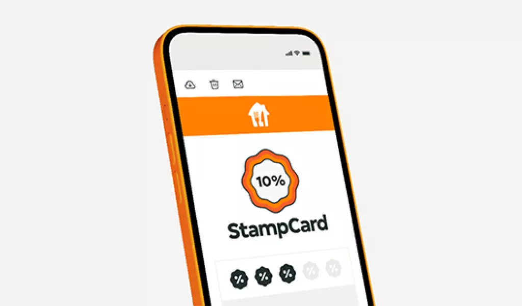 Image of StampCard on the mobile app