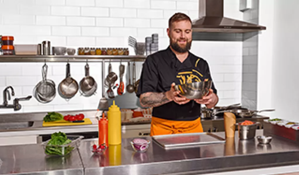 Chef cooking