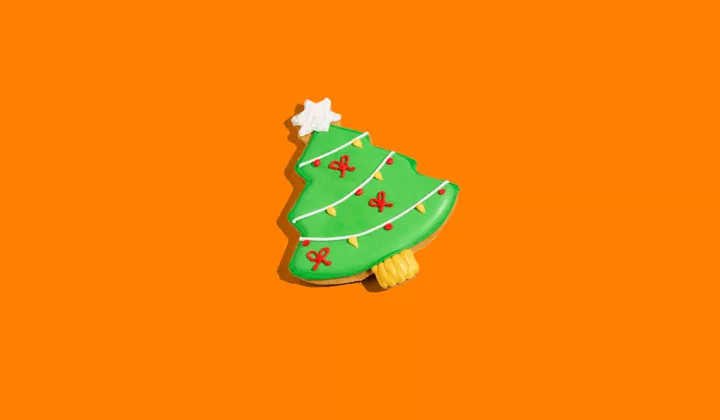 Christmas Tree Biscuit 